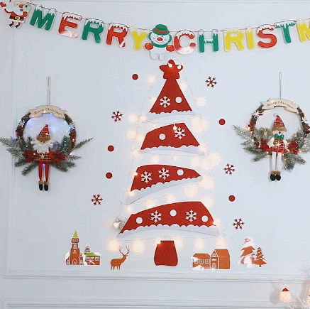 Christmas-wall-decoration